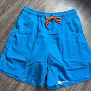 Mens 5/7" Ineseam Swim Trunks with Compression